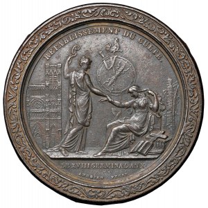 Medal 1802 Restoration of Worship - Opus: Andrieu ...
