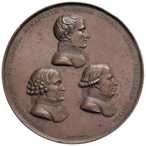 Medaglia 1802 Promulgazione del trattato di Amiens. D/ ...