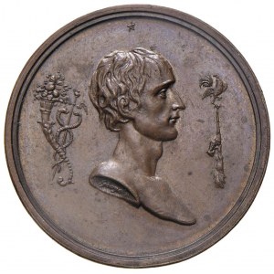 Medaglia 1802 Napoleone primo console a vita. D/ Anepig...