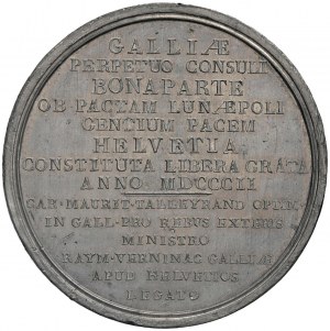 Medal 1802 Napoleon first consul for life. D/ ORBIS ...