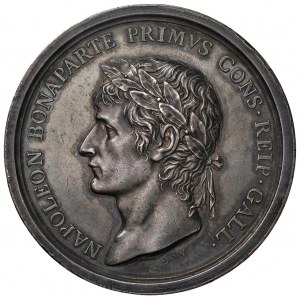 Medaile 1802 Připojení Piemontu k Francii. D/ NA...