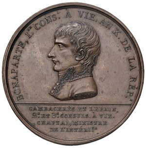 Medal 1802 Napoleon decides to link Arles to Por...