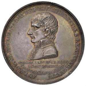 Medal 1802 Napoleon's column at Marseille. D/ AU I...
