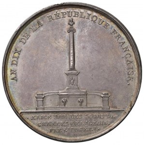 Medaglia 1802 Colonna di Napoleone a Marsiglia. D/ AU I...