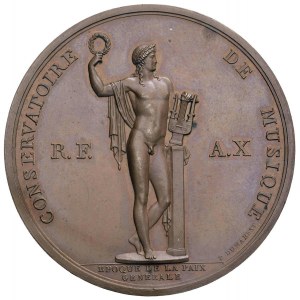 Medaille 1802 Konservatorium für Musik. D/ CONSERVATOIRE...