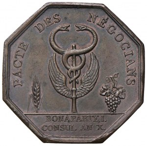 Medal 1802 Commercial bank. COMPTOIR COMMERCIAL Se...