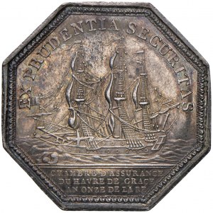 1802 Maritime Insurance of Havre medal. D/ EX P...