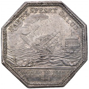 Medaile 1802 Námořní pojištění Havre. D/ EX P..