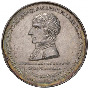 Medal 1802 Homage of Marseilles to Napoleon. Award ...