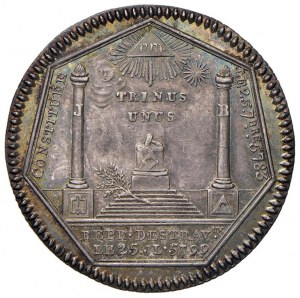 Médaille 1802 Loge de la Trinité à Paris. D/ L. : DE..