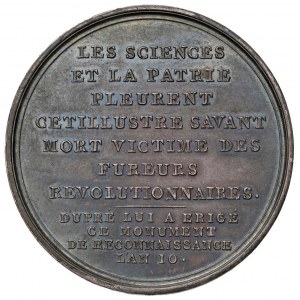 Medal 1802 Hołd dla Antoine'a Laurenta Lavoisiera, naukow...