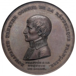 Medaglia 1803 La città di Lille grata a Napoleone primo...