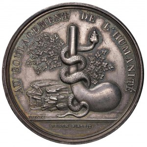 Medaglia 1803 Scuola di Farmacia di Parigi. D/ Circolar...