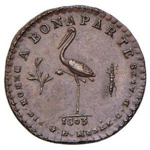Medaglia 1803 Negoziati di Pace con l’Inghilterra. D/ G...