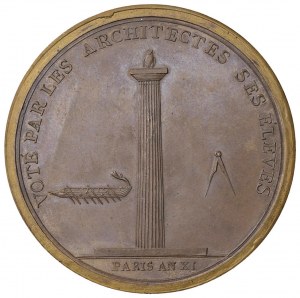 1803 Medal To David Leroy. D/ Giro: J. DAVID LEROY ME...