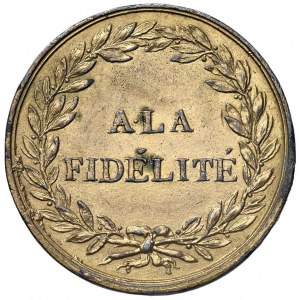 Medaile za věrnost z roku 1803. D/ Klopa: BONAPARTE PREMIER ...