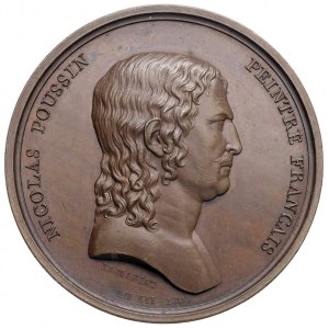 Medal 1803 Nagroda malarska Nicolas Poussin. D/ Gir...