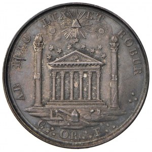 Medaglia 1803 Loggia massonica del Grande Oriente di Fr...