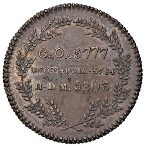 Medal 1803 Masonic Lodge of the Perfect Union of...