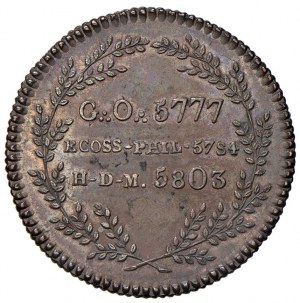 Medal 1803 Masonic Lodge of the Perfect Union of...
