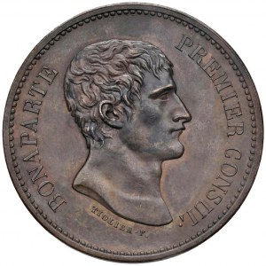 1803 Bonaparte medal visits the Paris mint. D/ B...