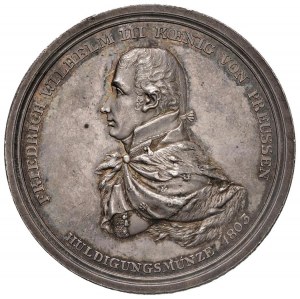 Médaille 1803 Visite du roi Frédéric-Guillaume de Prusse...