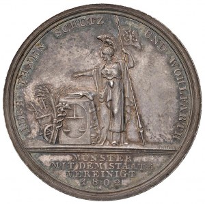 Médaille 1803 Visite du roi Frédéric-Guillaume de Prusse...