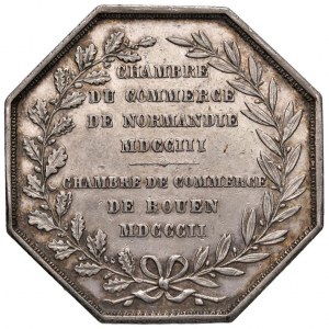 1803 Chamber of Commerce of Normandy medal. D/ In c...