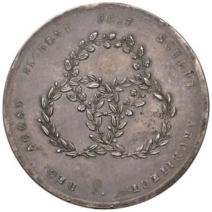 1803 Royal Florentine Academy medal. D/ Busts coupled...