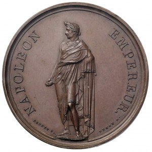 Medaglia 1804 Promulgazione del Codice Civile. D/ Statu...