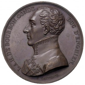 Medaglia 1804 Fucilazione del Duca d’Enghien nel castel...