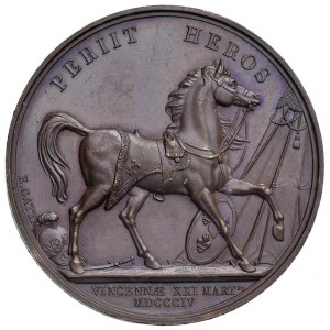 Medaglia 1804 Fucilazione del Duca d’Enghien nel castel...