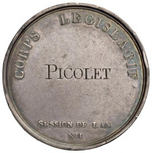 Medal 1804 Legislative Body: Session of the Year XII...