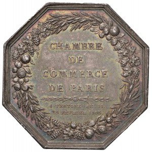 Octagonal token 1804 Paris Chamber of Commerce. ...