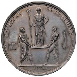 Medal 1804 Coronation of Napoleon. D/ NAPOLEON -...