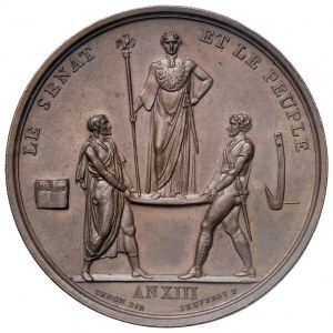 Medal 1804 Coronation of Napoleon. D/ NAPOLEON AND.