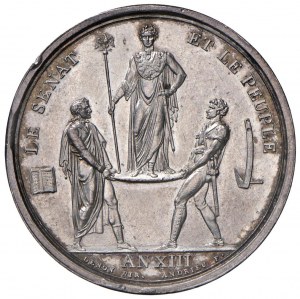 Medal 1804 Coronation of Napoleon. D/ NAPOLEON -...