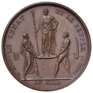 Medal 1804 Coronation of Napoleon. D/ NAPOLEON -...