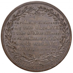 Medal 1804 Koronacja Napoleona. D/ BONTE' DE...