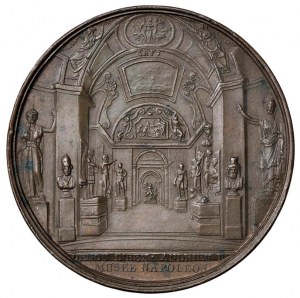 1804 Louvre Museum Medal. Laocoon Room. D/ ...