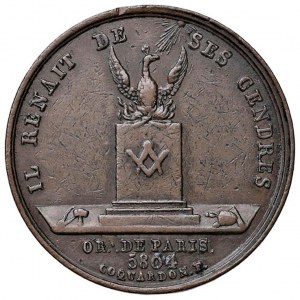 Medal 1804 Masonic Lodge of the Phoenix. D/ In chorus...