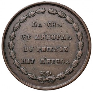 Medal 1804 Masonic Lodge of the Phoenix. D/ In chorus...