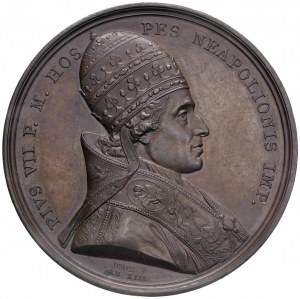 Medal The pope visits the Paris mint. D/ PIUS VII...