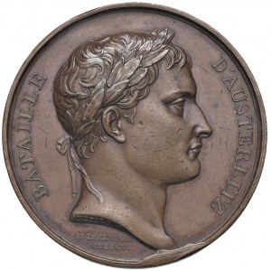 Medaglia Battaglia di Austerlitz. D/ BATAILLE D’AUSTERL...