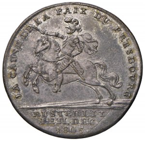 Peace of Presbourg medal. D/ Circularly at top: N...