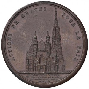 Presbourg's Te Deum medal for peace in the cathedral...