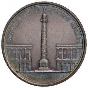 Medal Column of the Grand Army in Paris in the Place ...