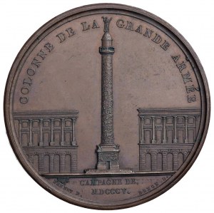 Medal Column of the Grand Army in Paris in the Place ...