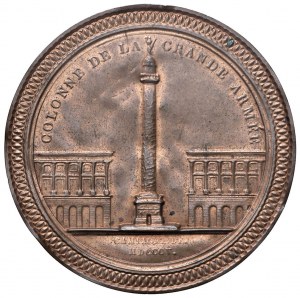 Medal Column of the Grand Army in Paris in the Place ...