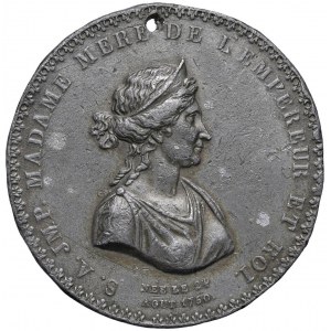 Medaile Madame-Mère. Okružně: S.A. JMP. MADAME M..